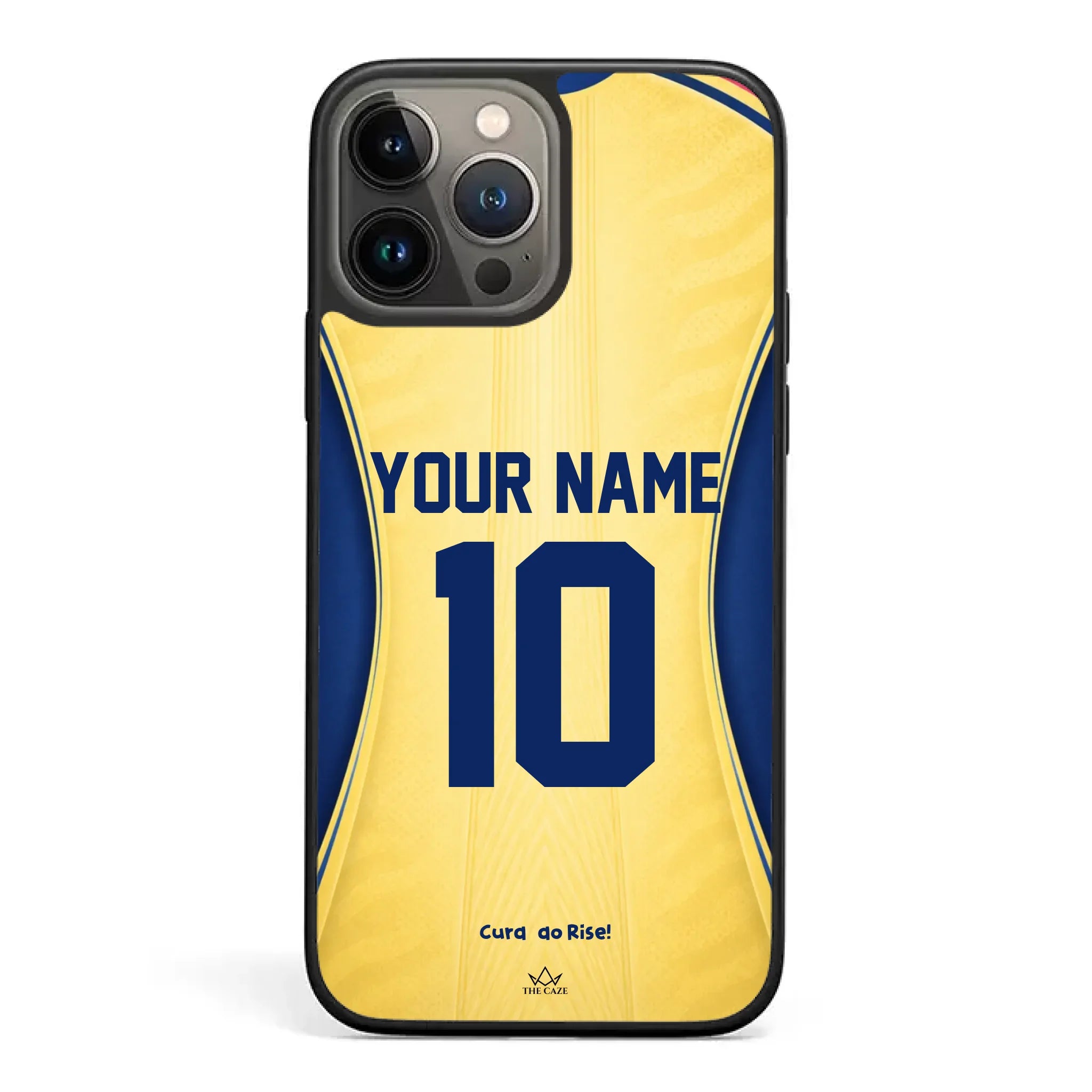 Funda de iPhone con la camiseta de fútbol de Curazao