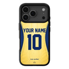 Funda de iPhone con la camiseta de fútbol de Curazao