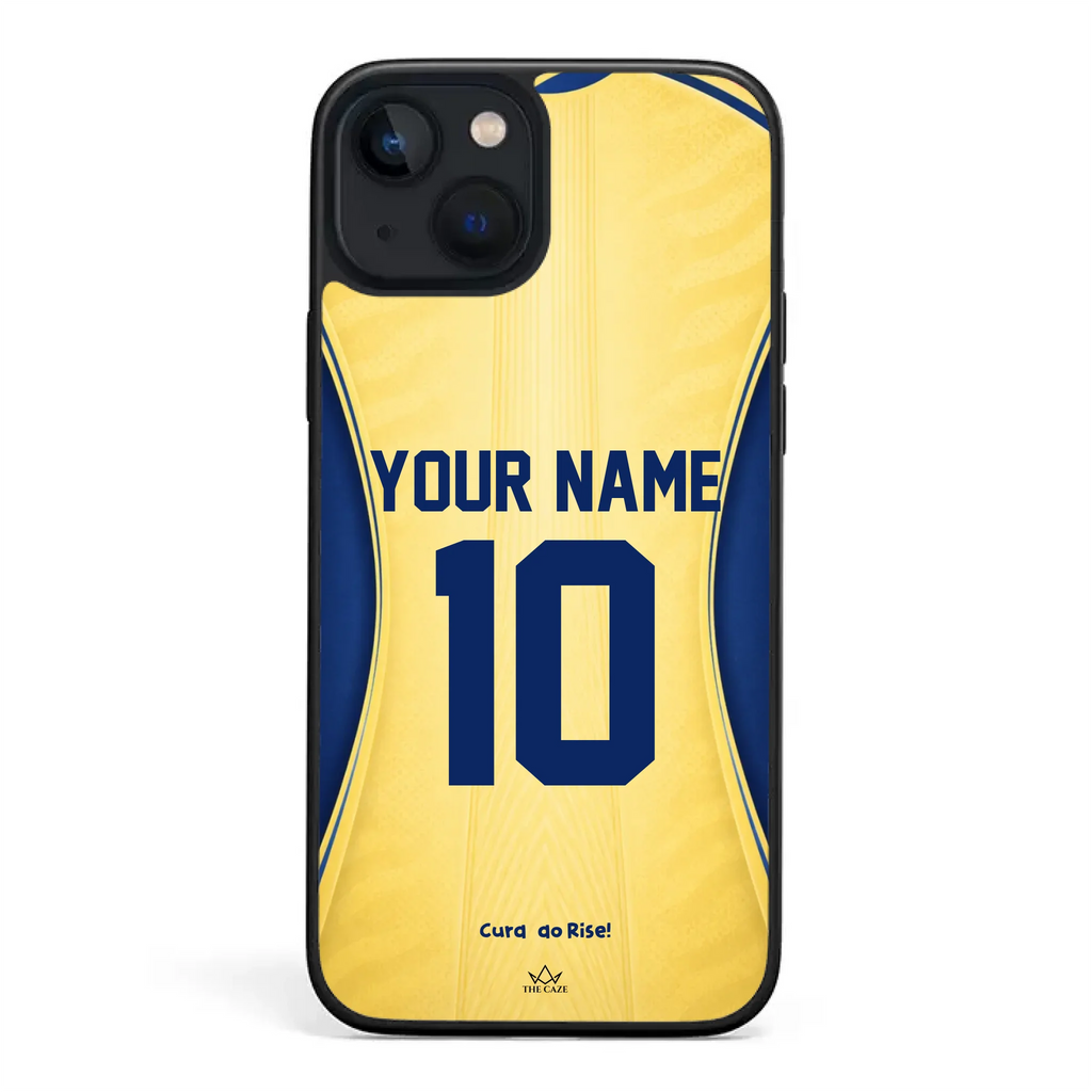 Funda de iPhone con la camiseta de fútbol de Curazao