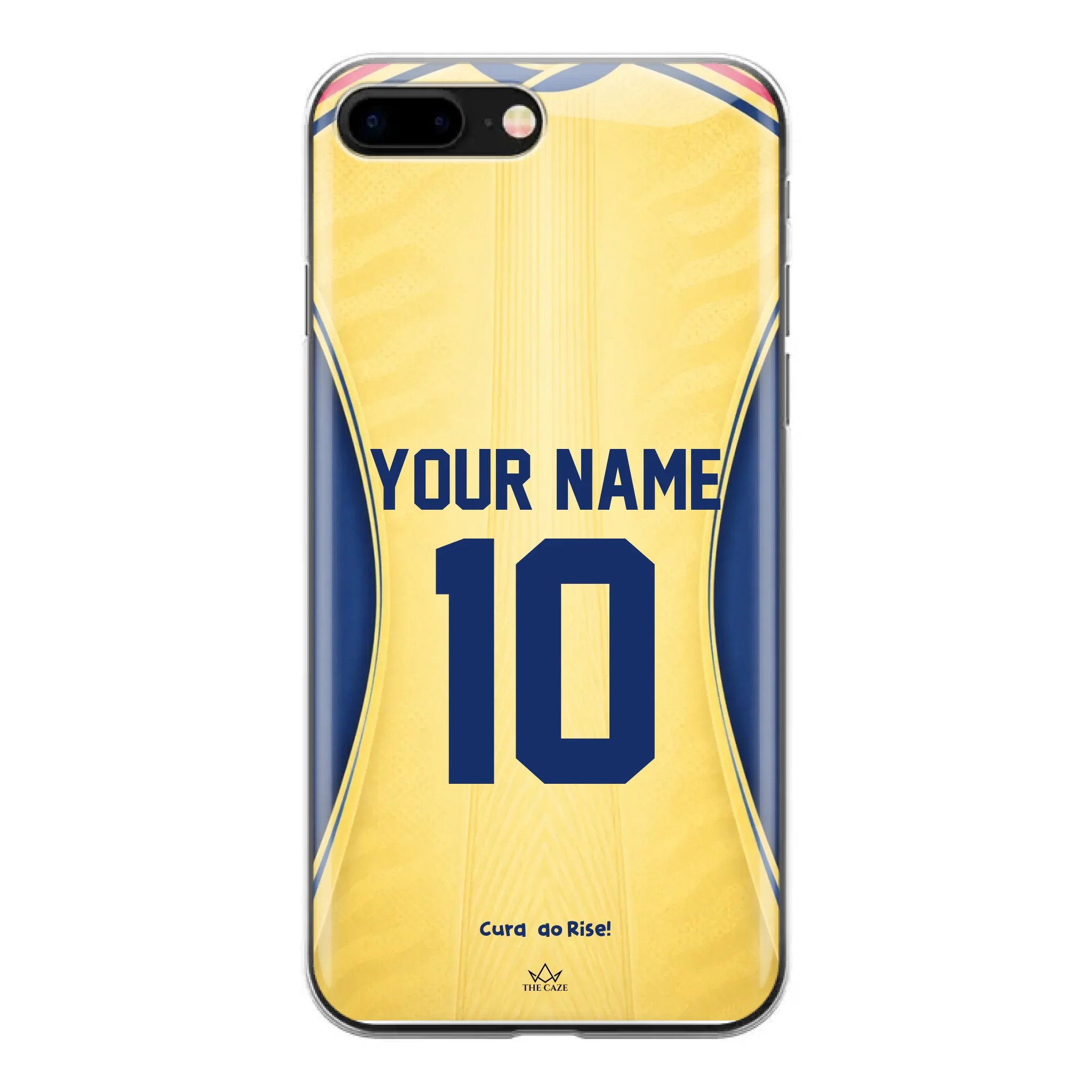 Funda de iPhone con la camiseta de fútbol de Curazao