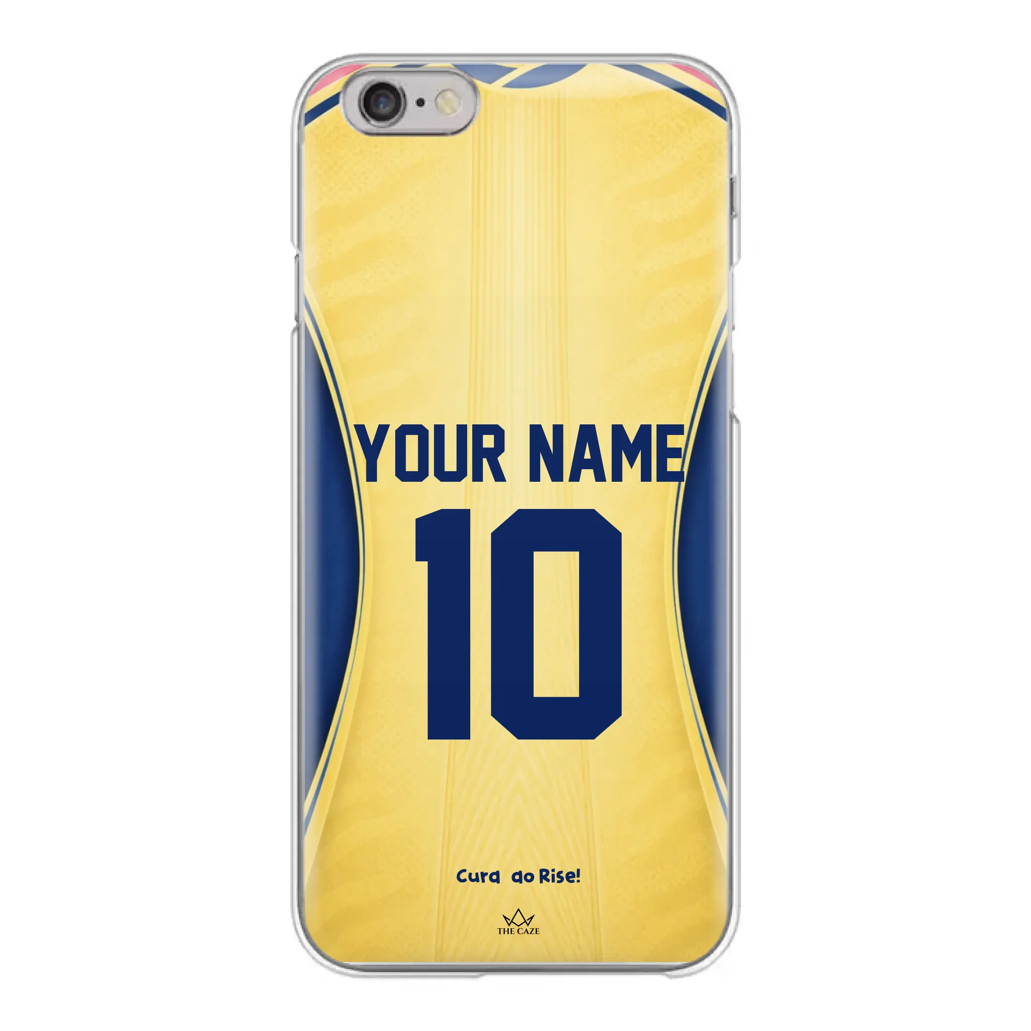Funda de iPhone con la camiseta de fútbol de Curazao