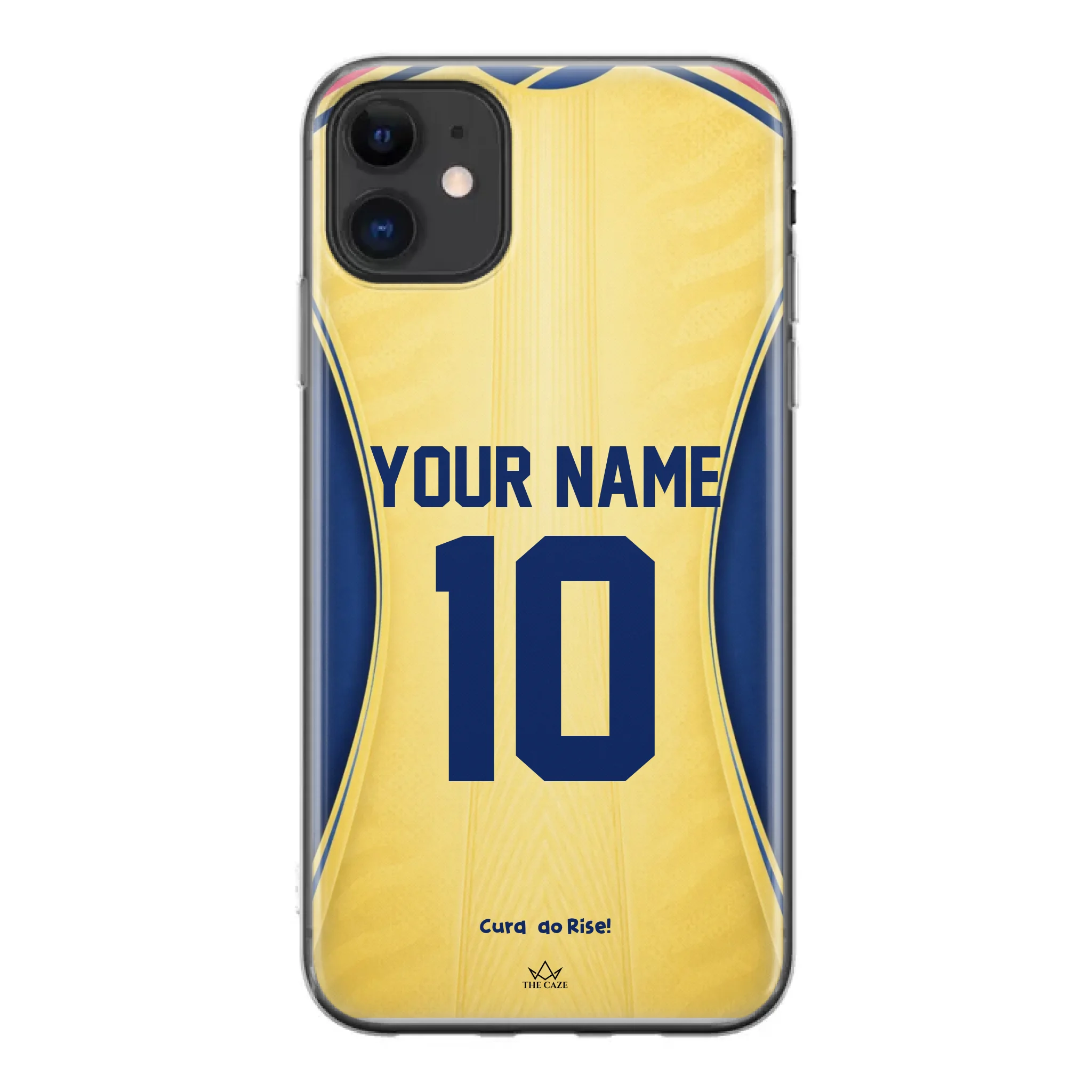 Funda de iPhone con la camiseta de fútbol de Curazao