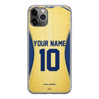 Funda de iPhone con la camiseta de fútbol de Curazao