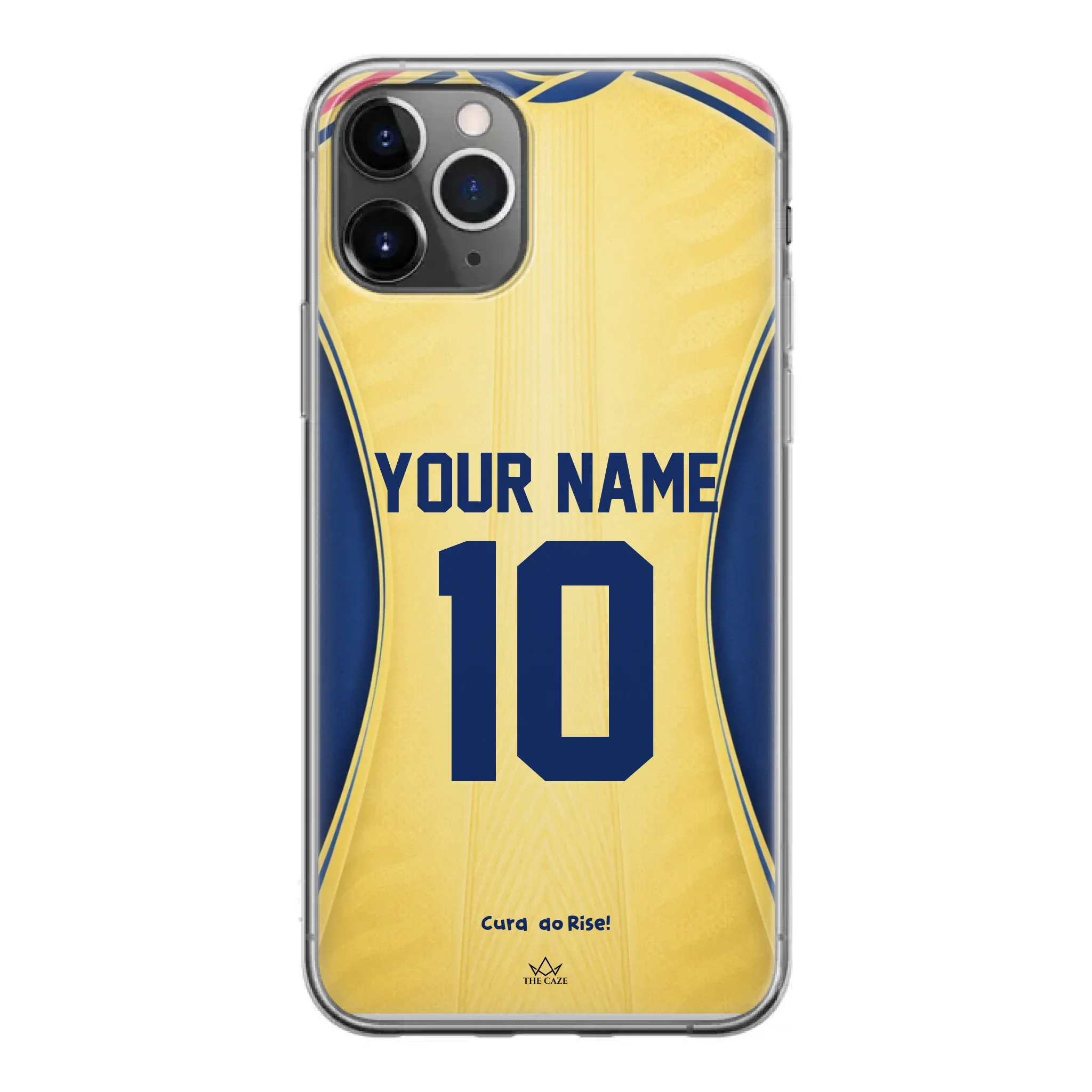 Funda de iPhone con la camiseta de fútbol de Curazao
