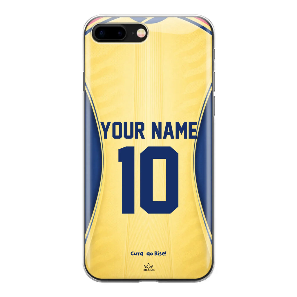 Funda de iPhone con la camiseta de fútbol de Curazao