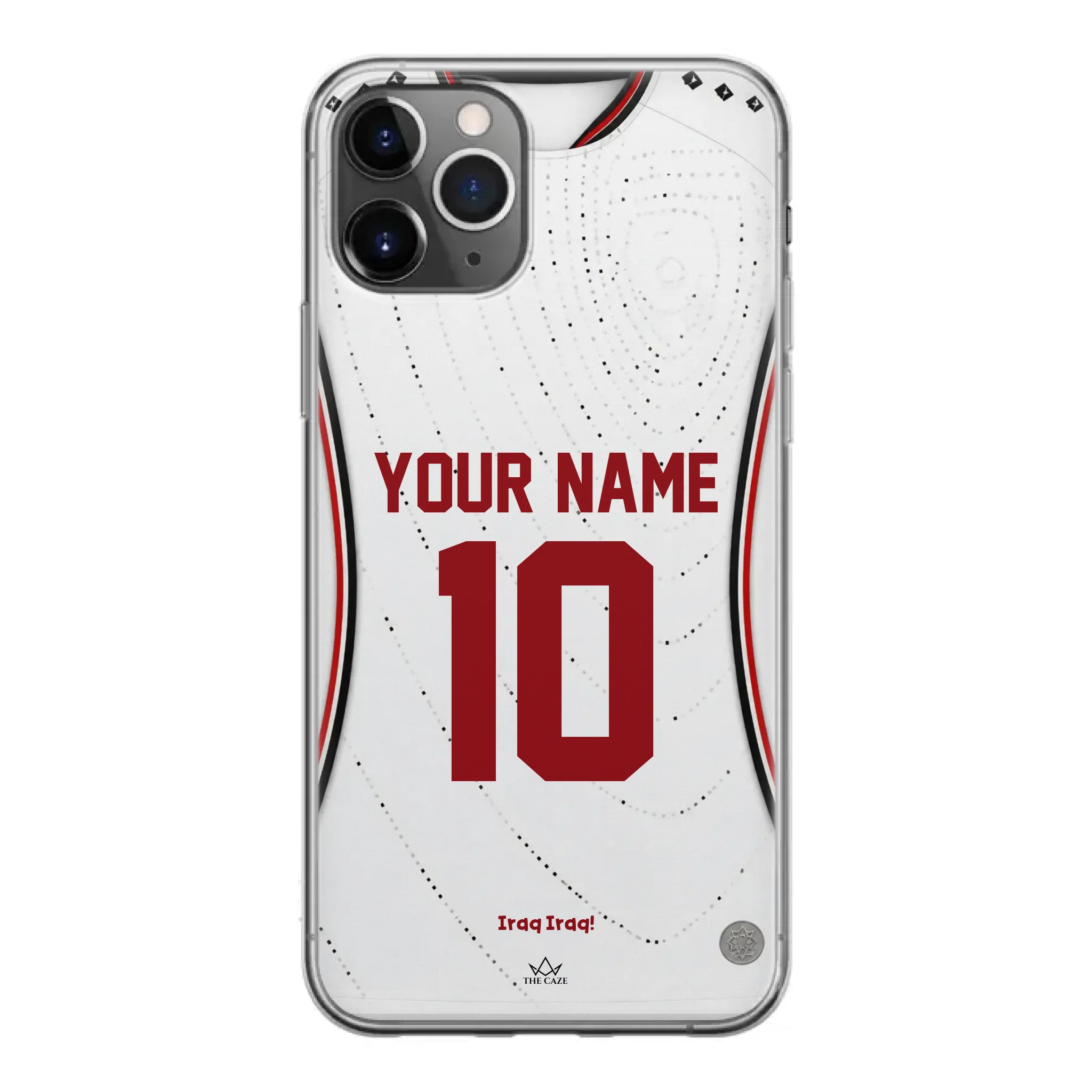 Iraq football Jersey iPhone Case