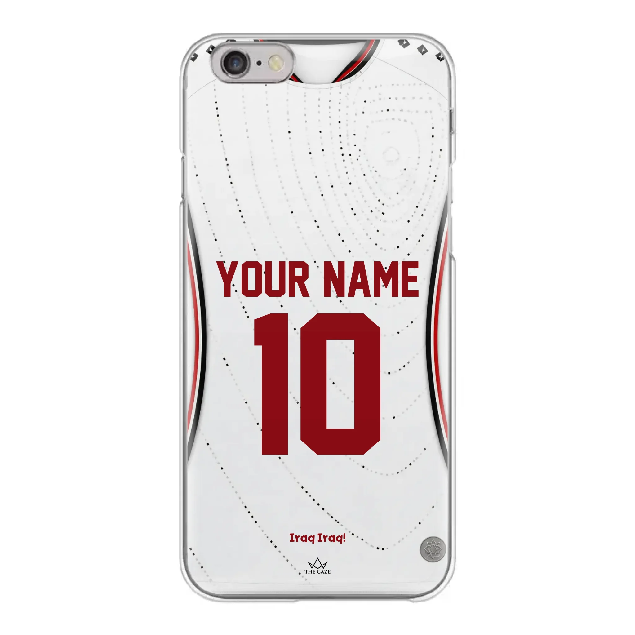 Iraq football Jersey iPhone Case