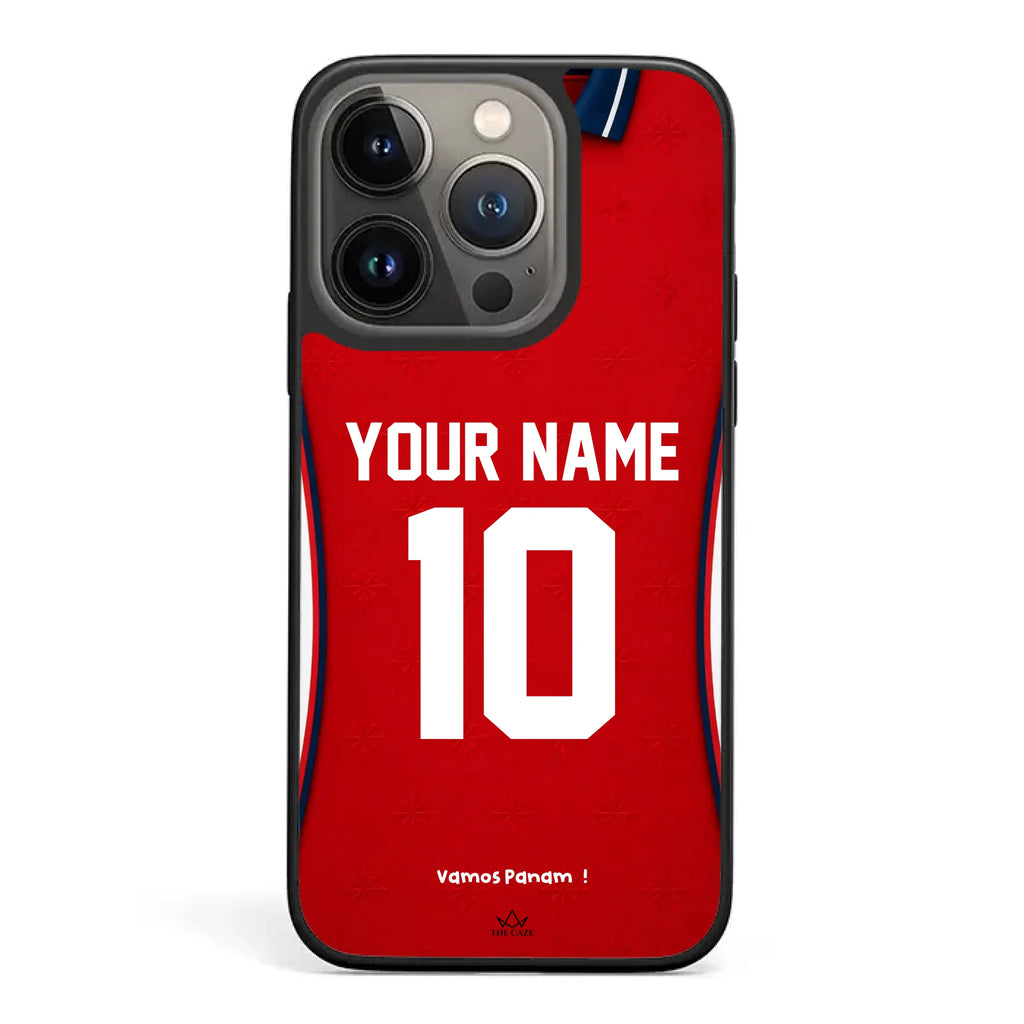 Panama football Jersey iPhone Case