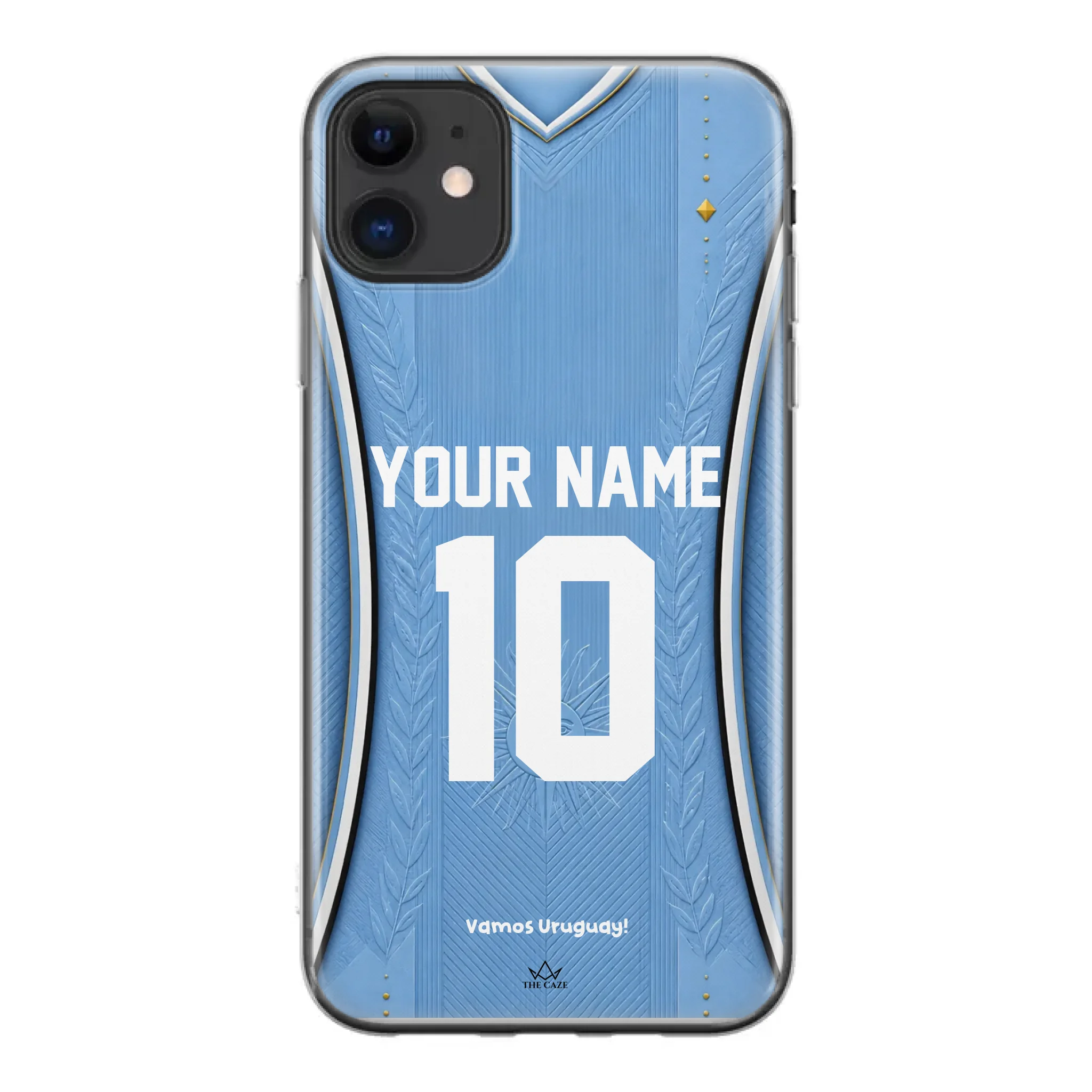 Uruguay football Jersey iPhone Case