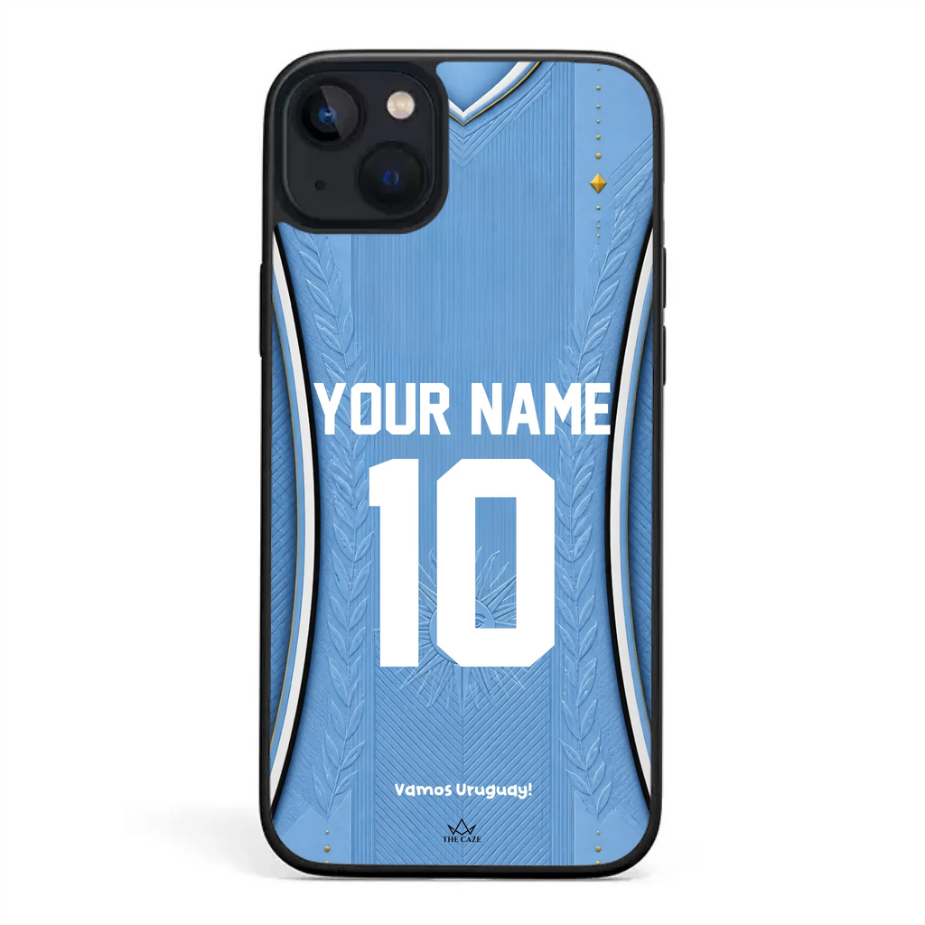 Uruguay football Jersey iPhone Case