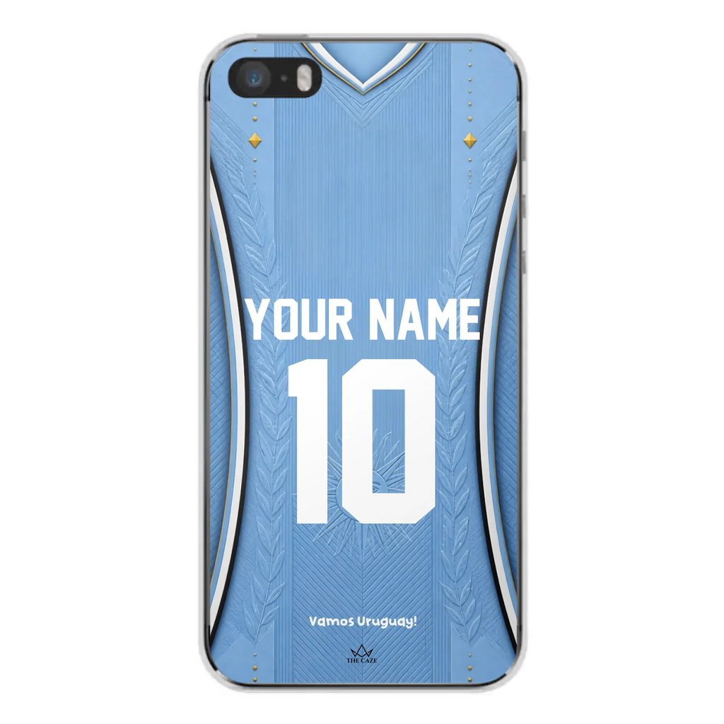 Uruguay football Jersey iPhone Case