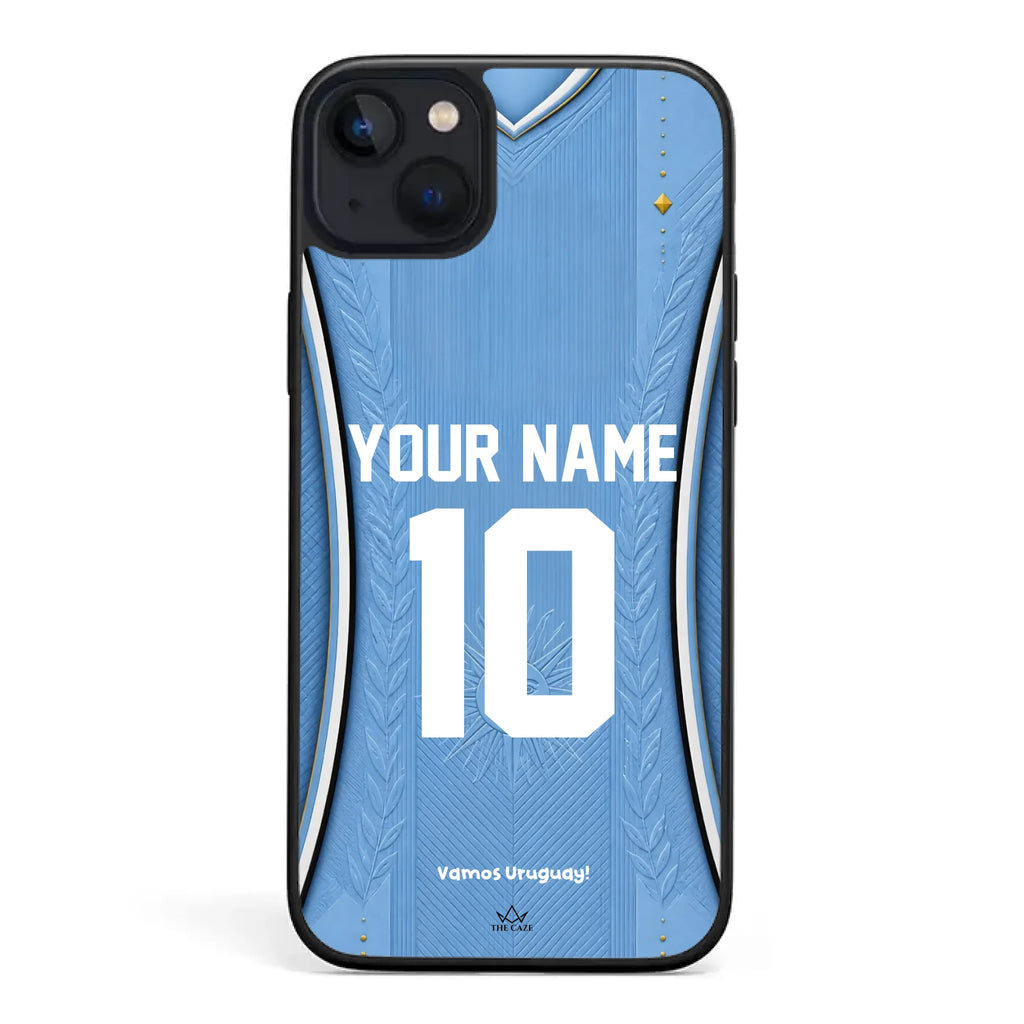 Uruguay football Jersey iPhone Case