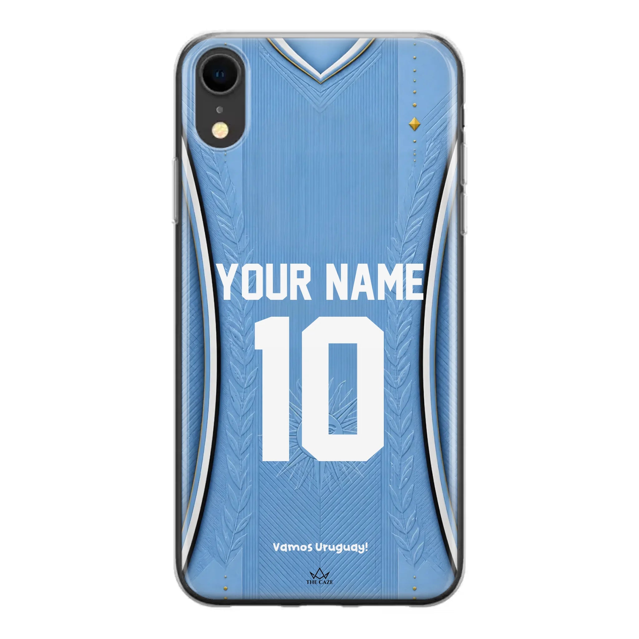 Uruguay football Jersey iPhone Case