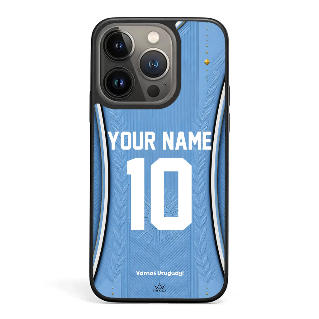 Uruguay football Jersey iPhone Case