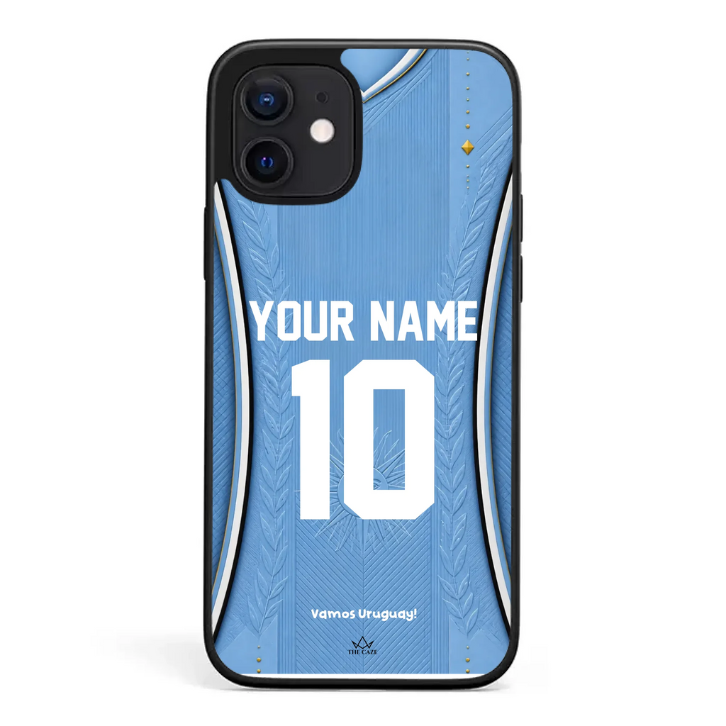 Uruguay football Jersey iPhone Case