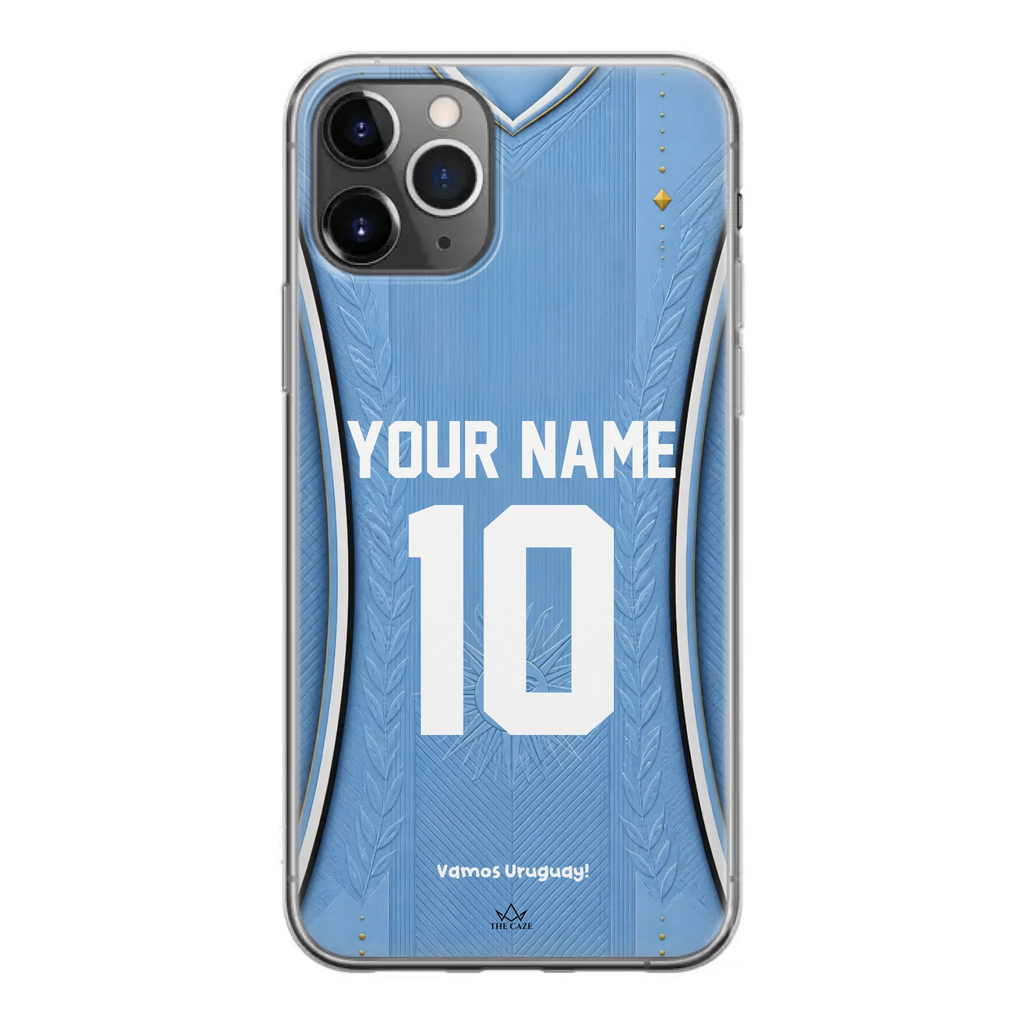 Uruguay football Jersey iPhone Case