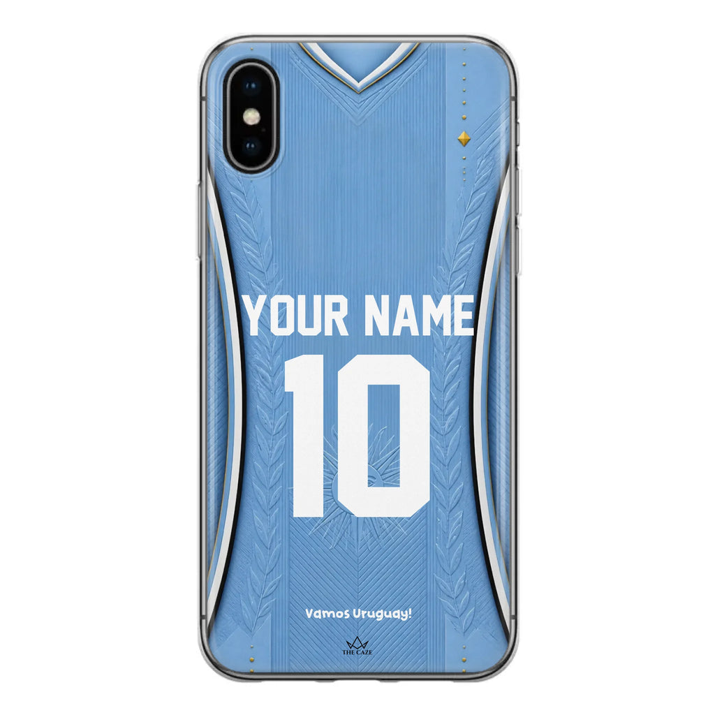 Uruguay football Jersey iPhone Case
