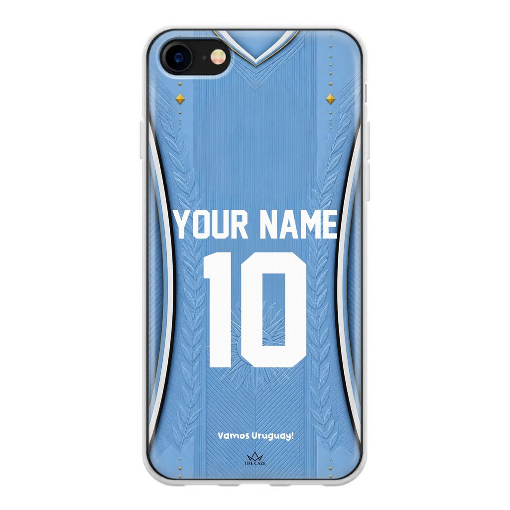 Uruguay football Jersey iPhone Case
