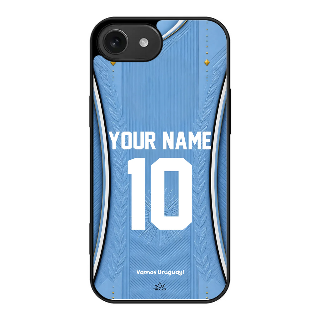 Uruguay football Jersey iPhone Case