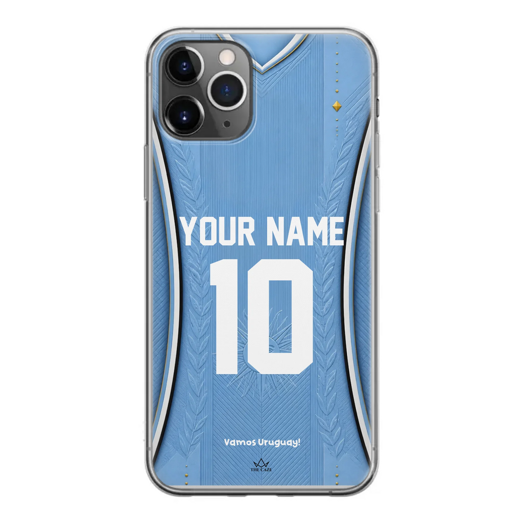 Uruguay football Jersey iPhone Case