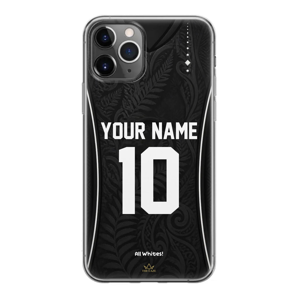 Funda de iPhone camiseta de fútbol Nueva Zelanda