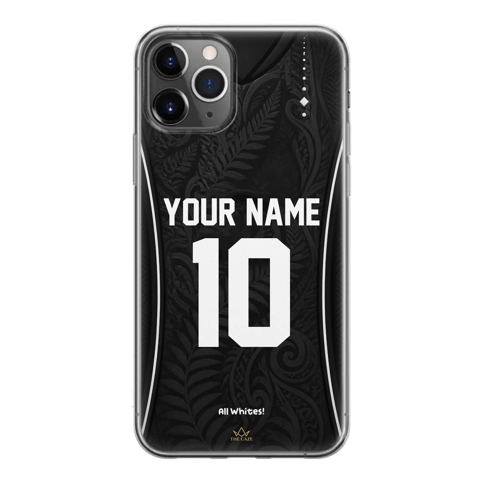 Funda de iPhone camiseta de fútbol Nueva Zelanda