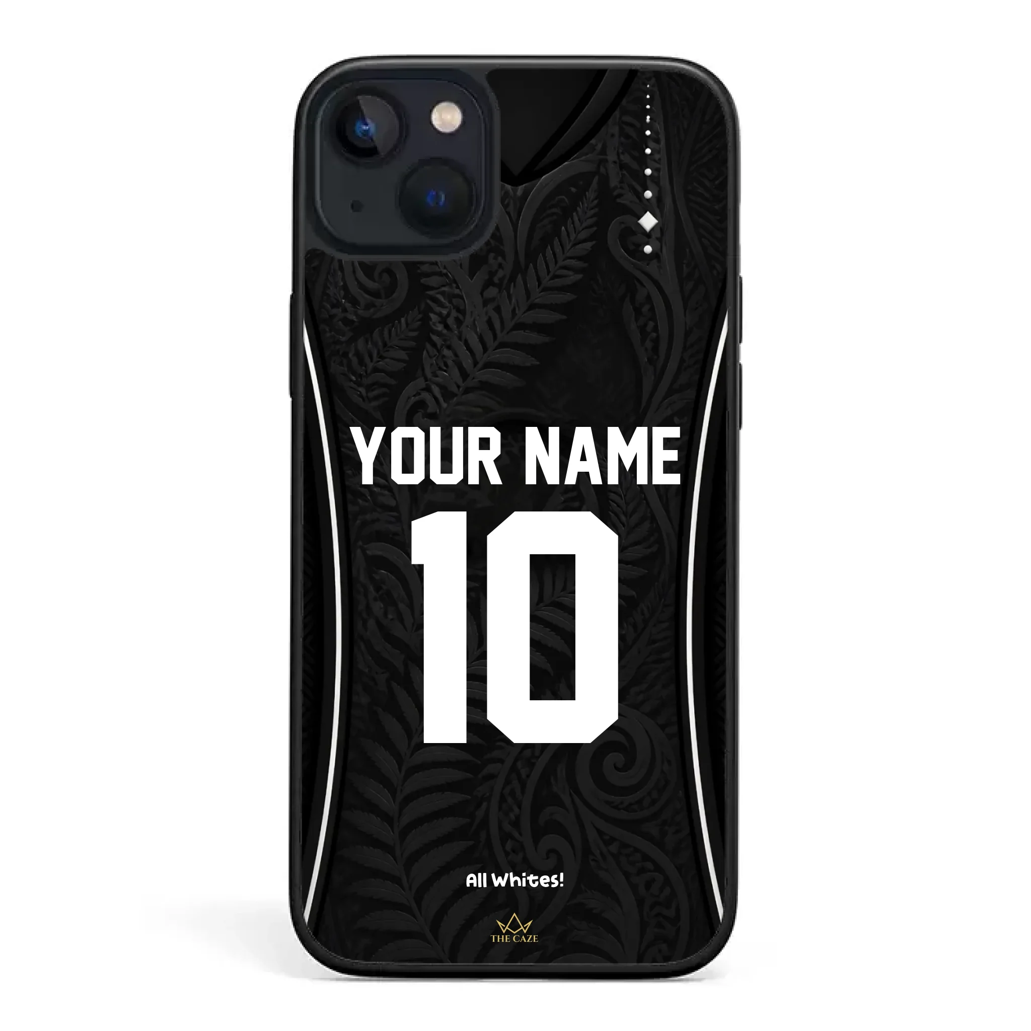 Funda de iPhone camiseta de fútbol Nueva Zelanda