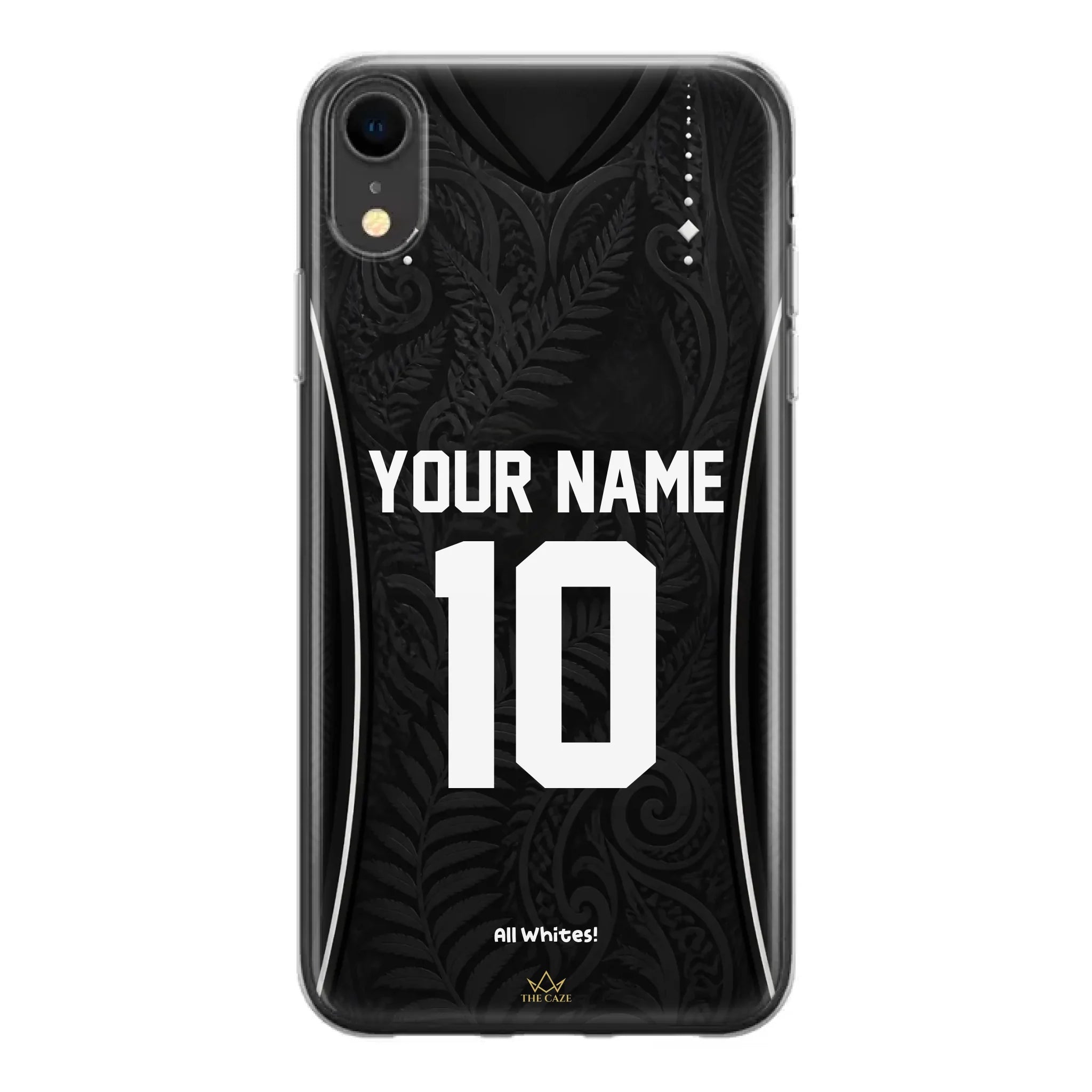 Funda de iPhone camiseta de fútbol Nueva Zelanda