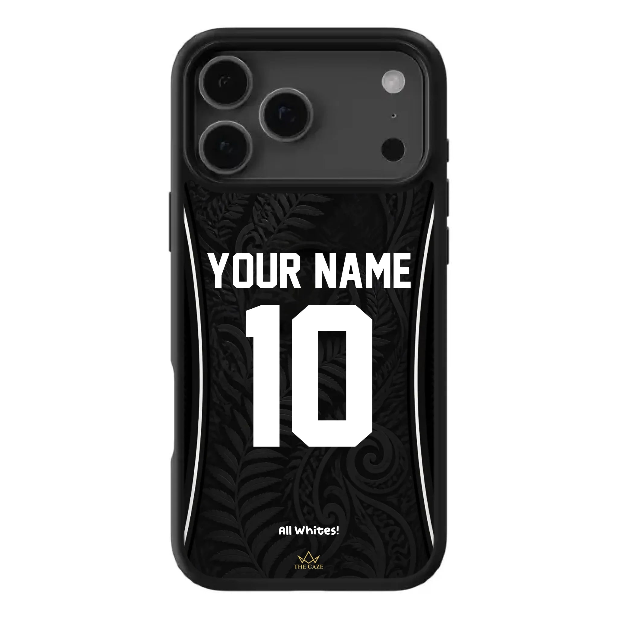 Funda de iPhone camiseta de fútbol Nueva Zelanda