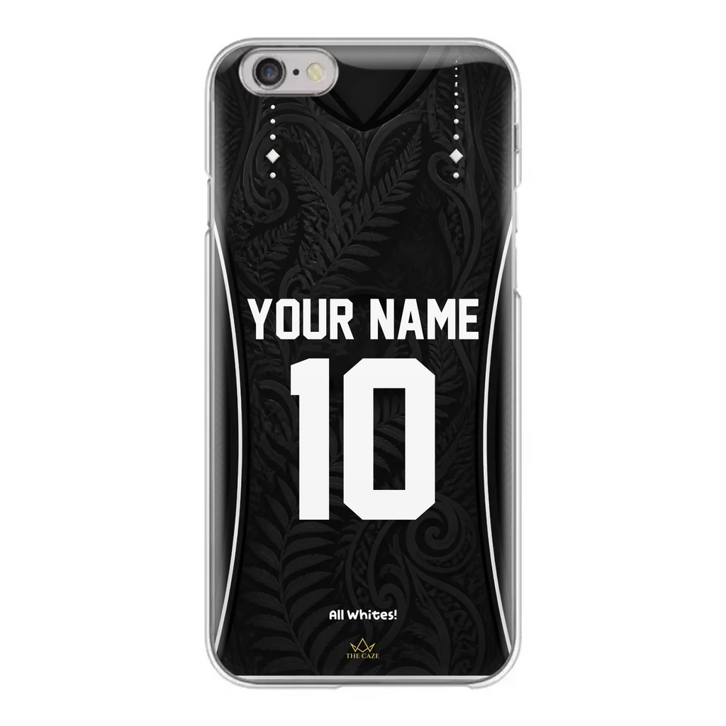 Funda de iPhone camiseta de fútbol Nueva Zelanda