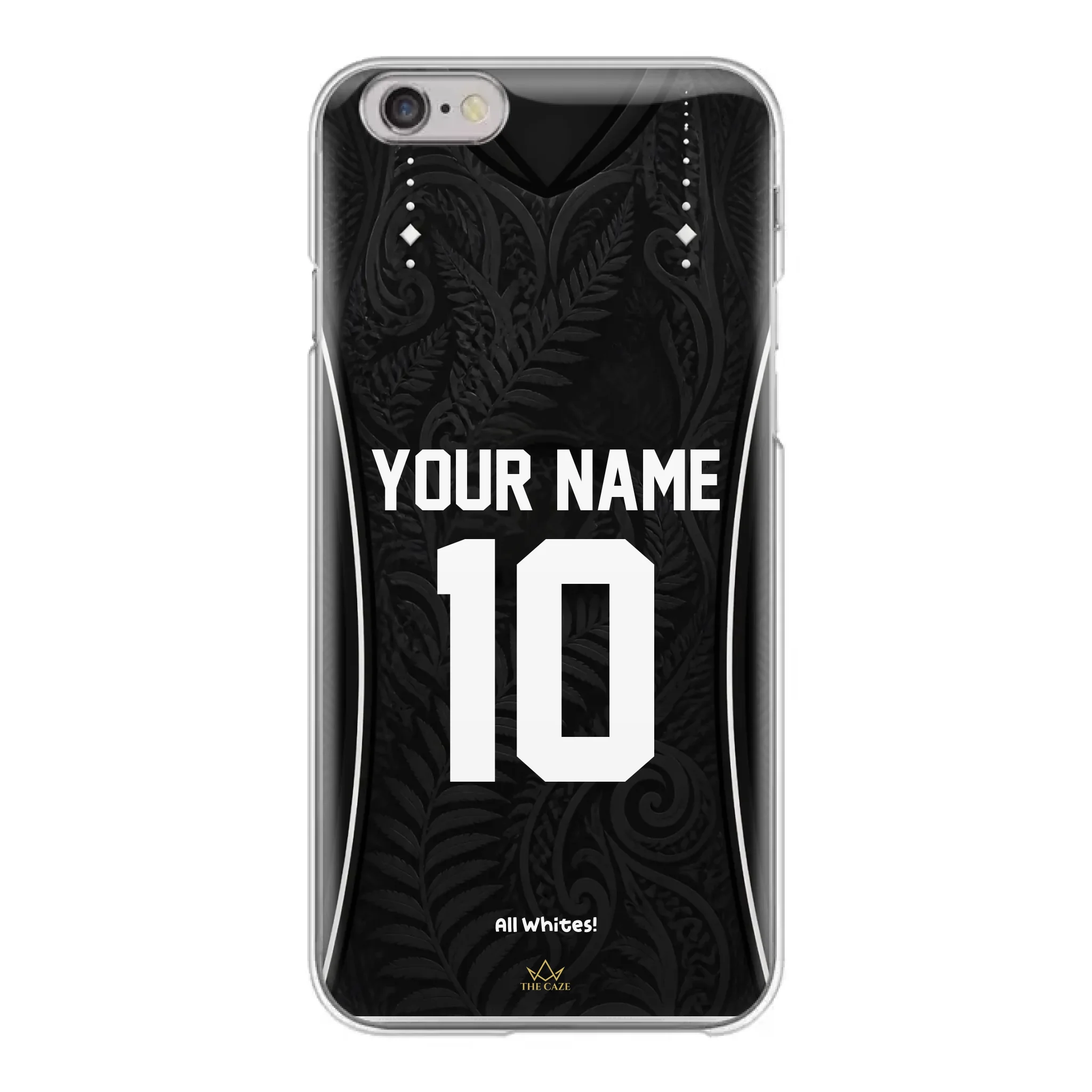 Funda de iPhone camiseta de fútbol Nueva Zelanda