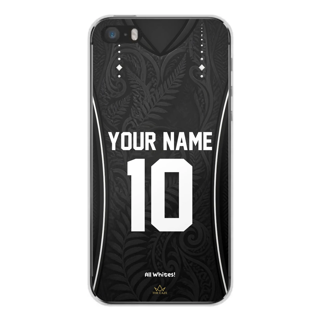 Funda de iPhone camiseta de fútbol Nueva Zelanda