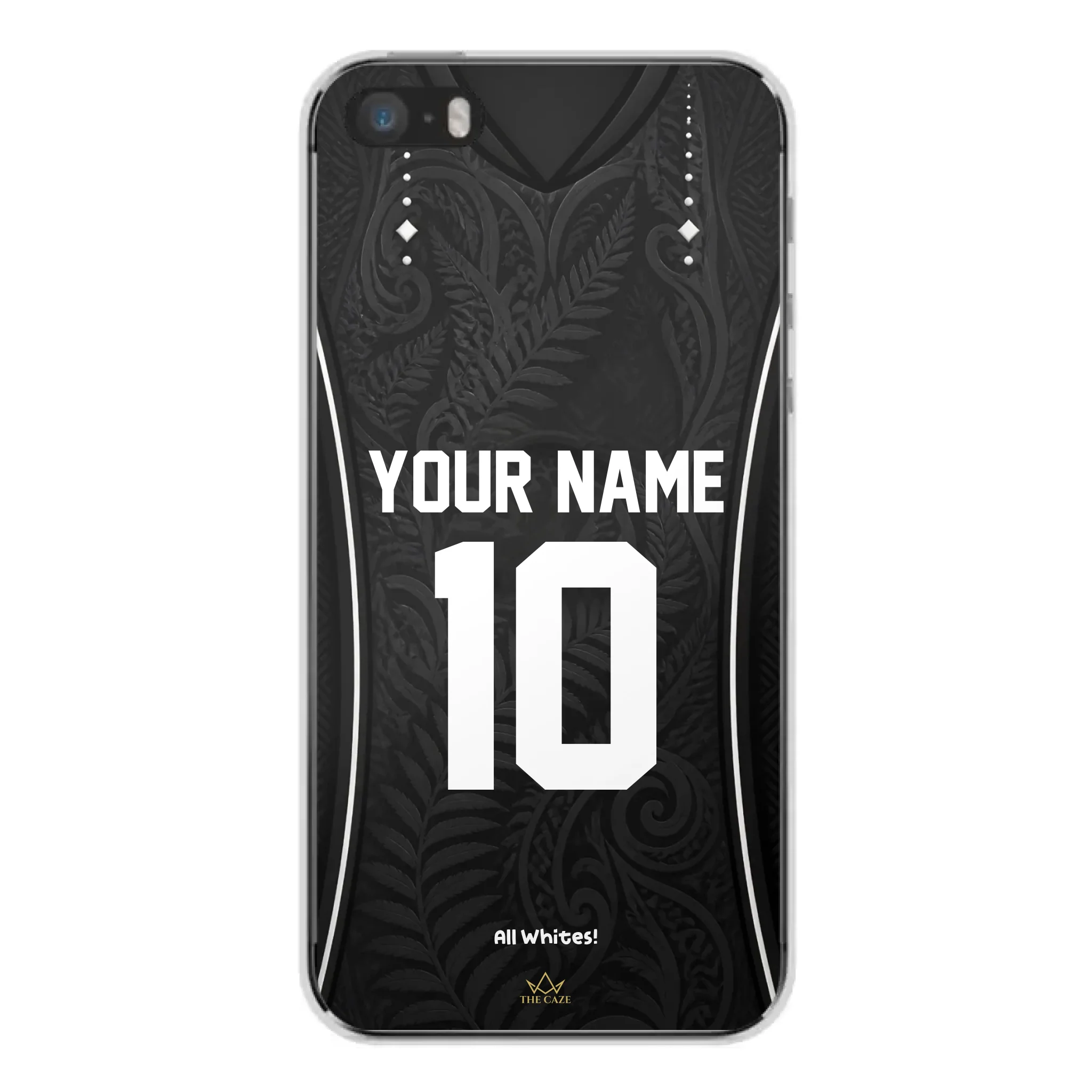 Funda de iPhone camiseta de fútbol Nueva Zelanda
