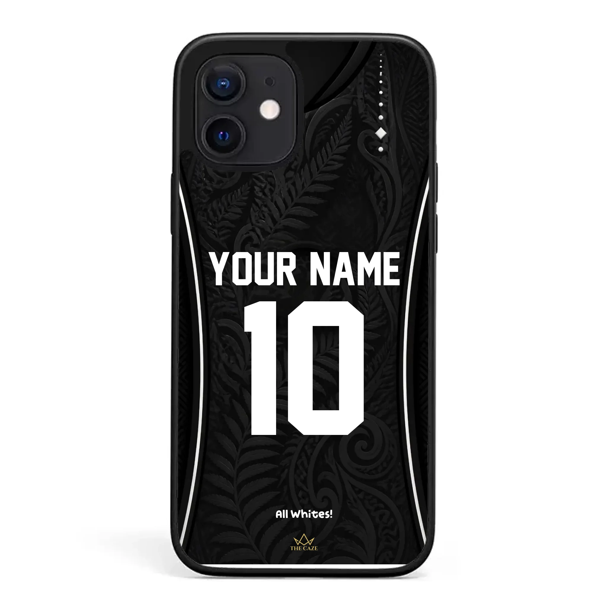 Funda de iPhone camiseta de fútbol Nueva Zelanda