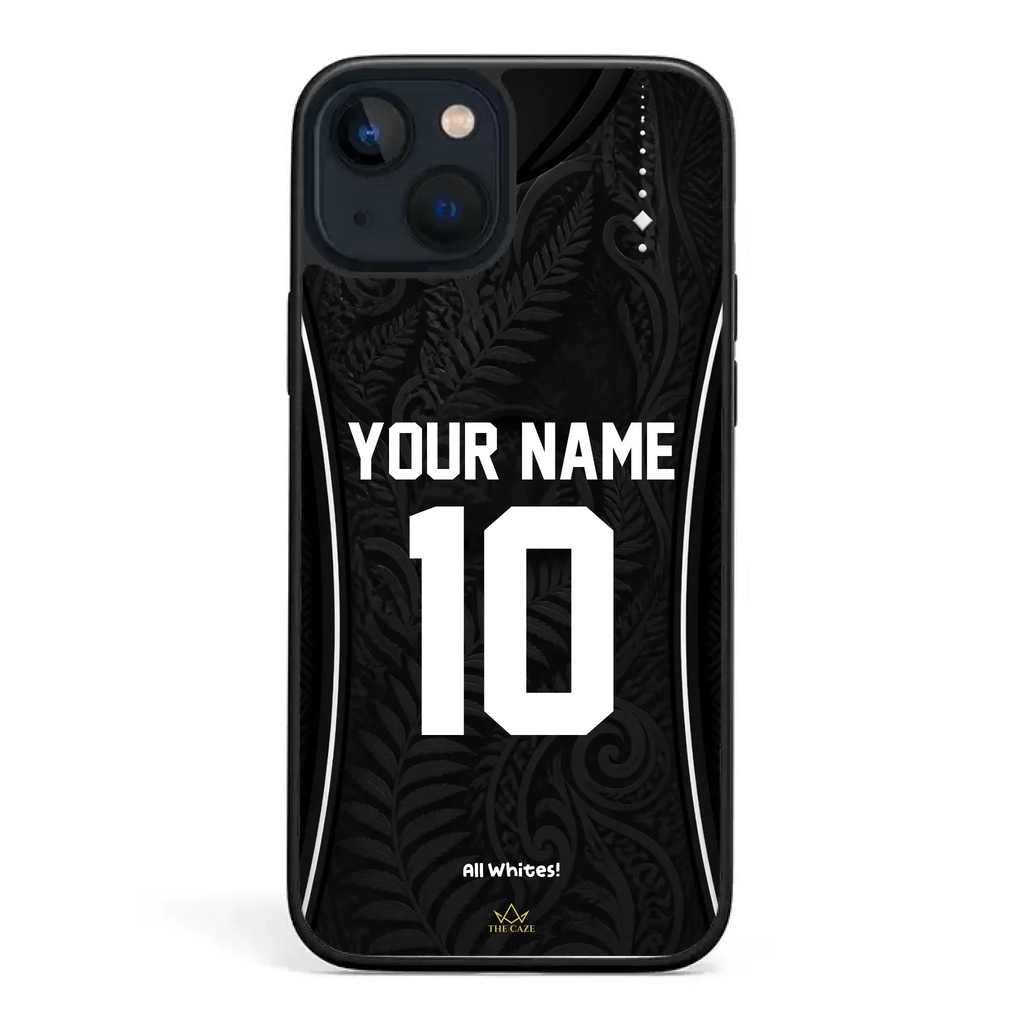 Funda de iPhone camiseta de fútbol Nueva Zelanda