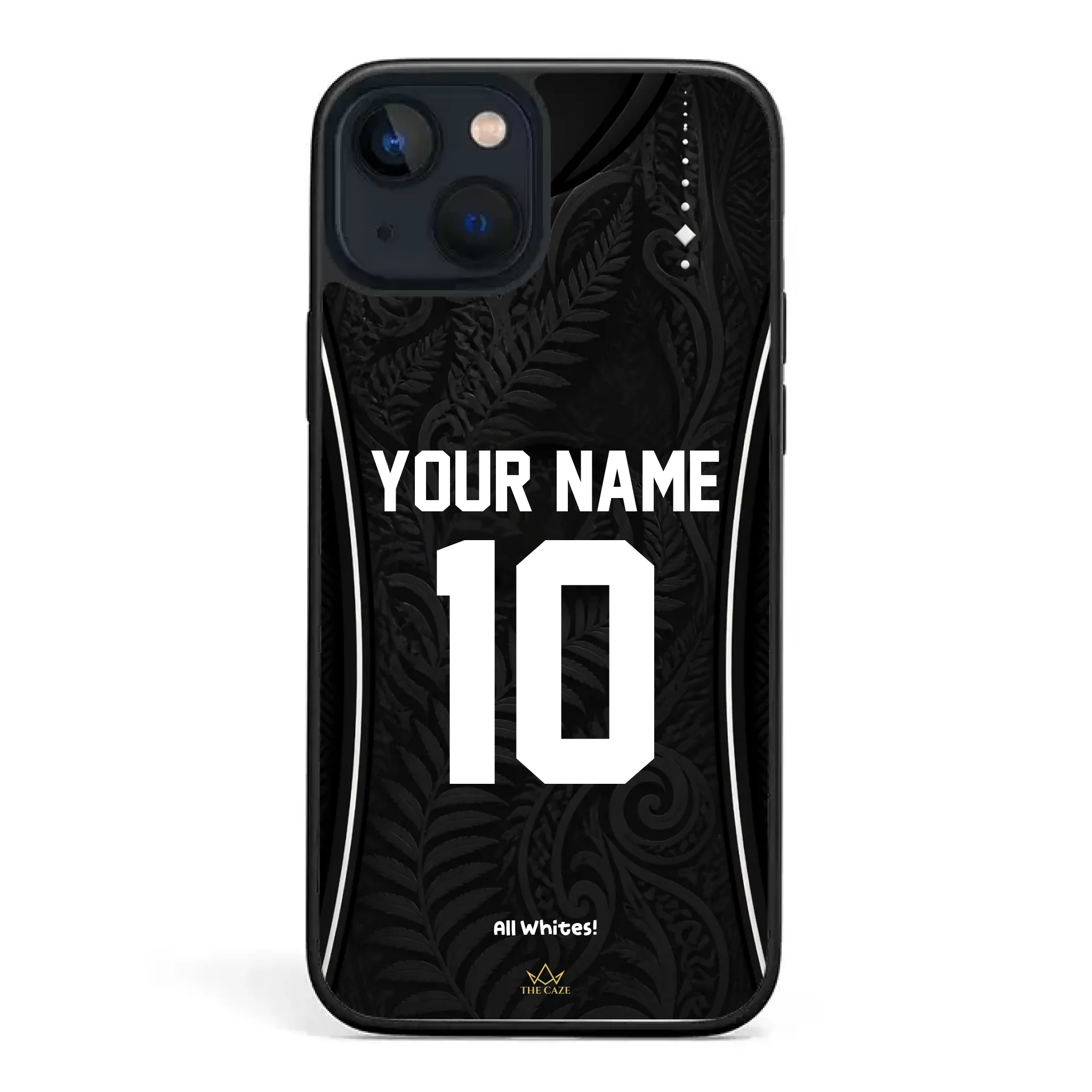 Funda de iPhone camiseta de fútbol Nueva Zelanda