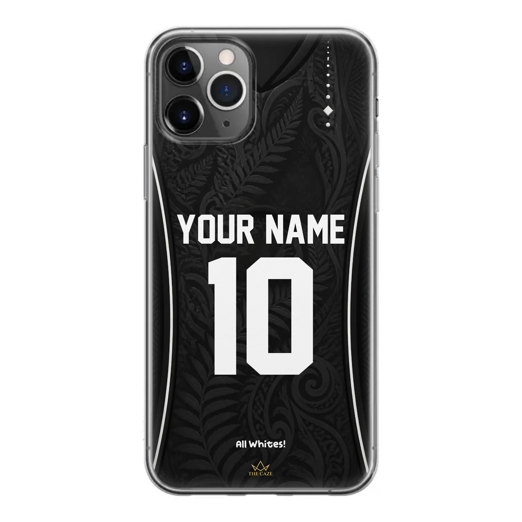 Funda de iPhone camiseta de fútbol Nueva Zelanda