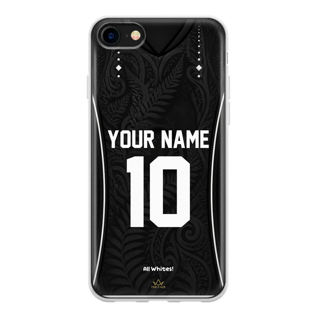 Funda de iPhone camiseta de fútbol Nueva Zelanda
