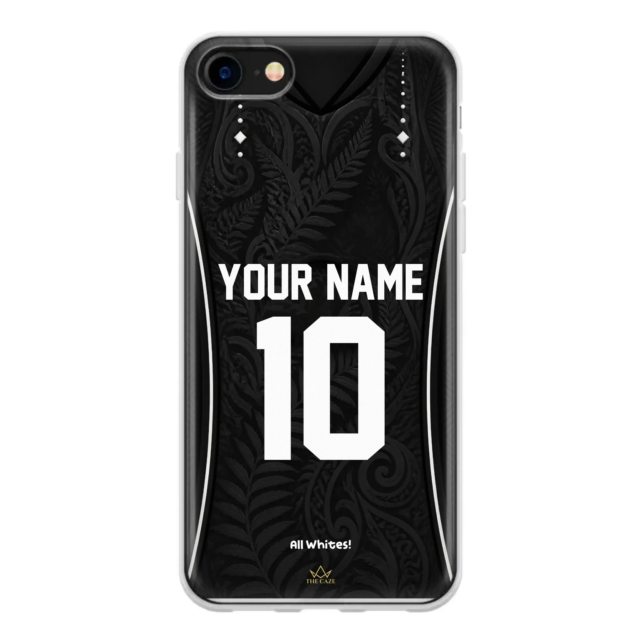 Funda de iPhone camiseta de fútbol Nueva Zelanda