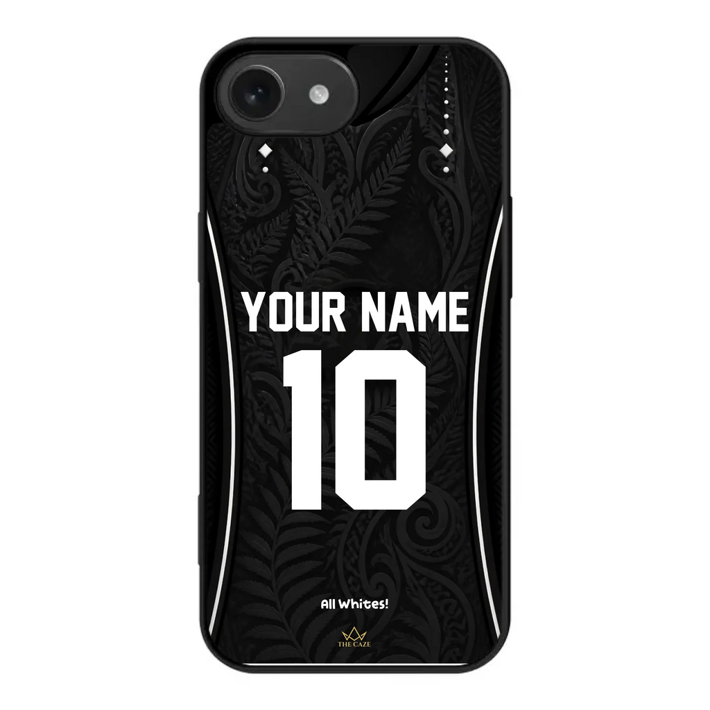 Funda de iPhone camiseta de fútbol Nueva Zelanda