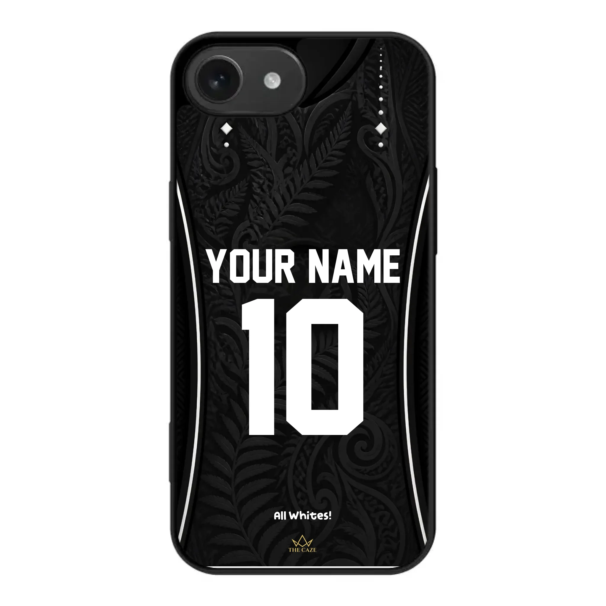 Funda de iPhone camiseta de fútbol Nueva Zelanda