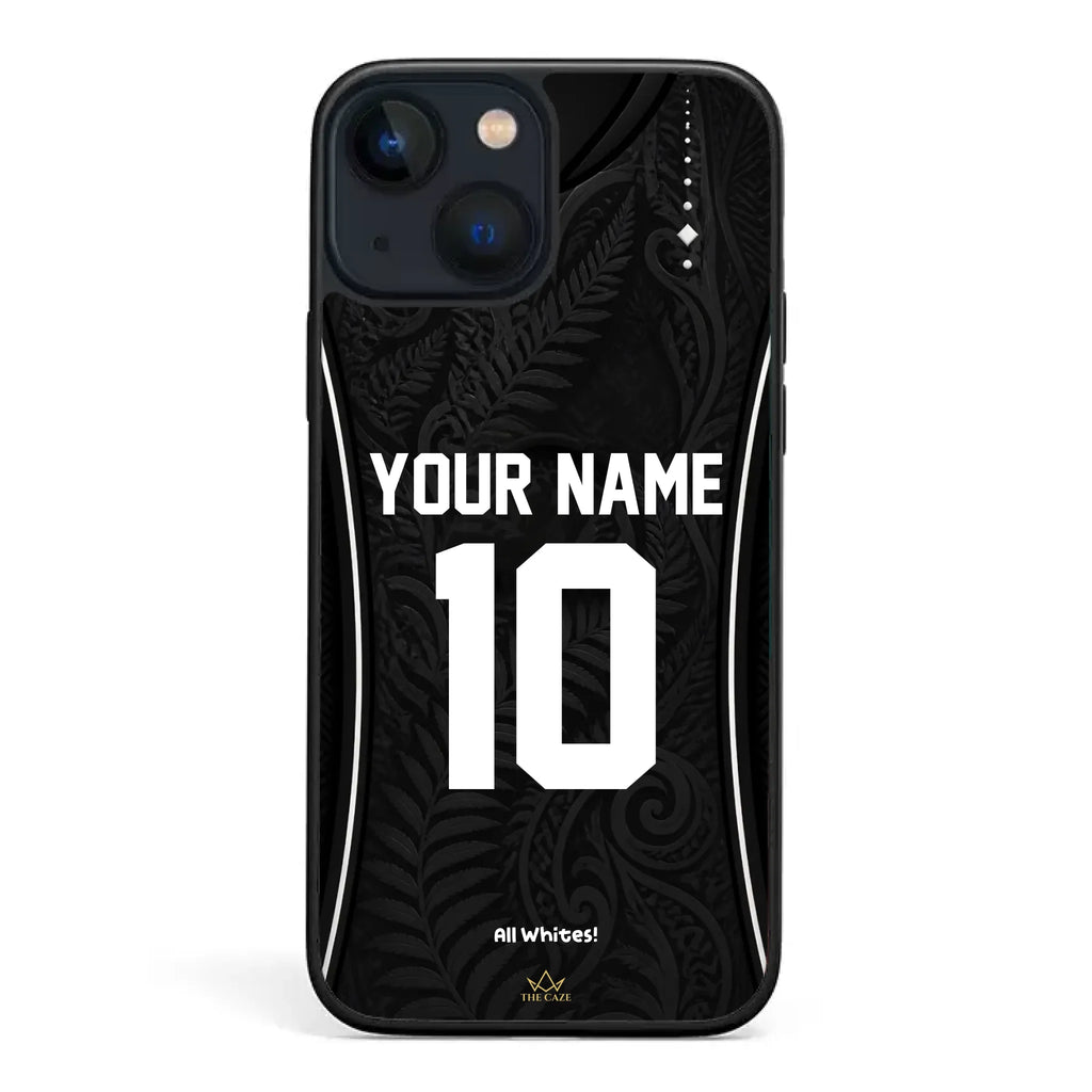 Funda de iPhone camiseta de fútbol Nueva Zelanda