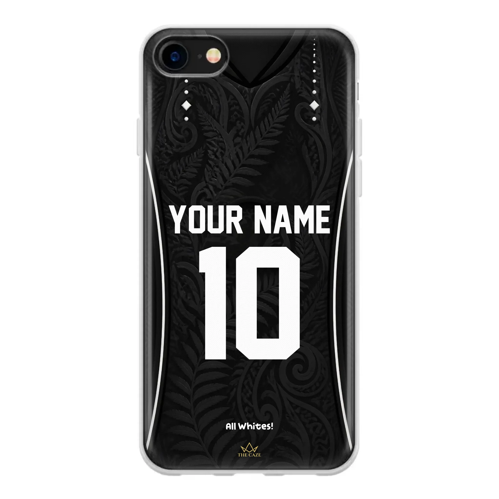Funda de iPhone camiseta de fútbol Nueva Zelanda