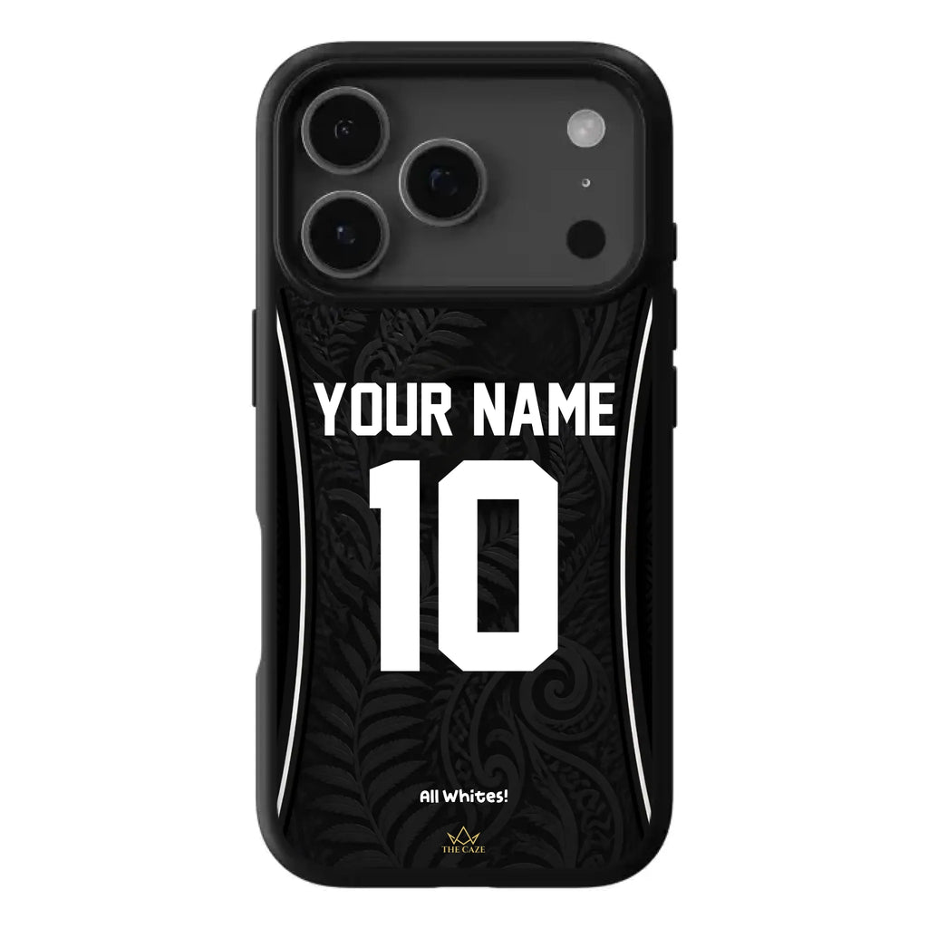 Funda de iPhone camiseta de fútbol Nueva Zelanda