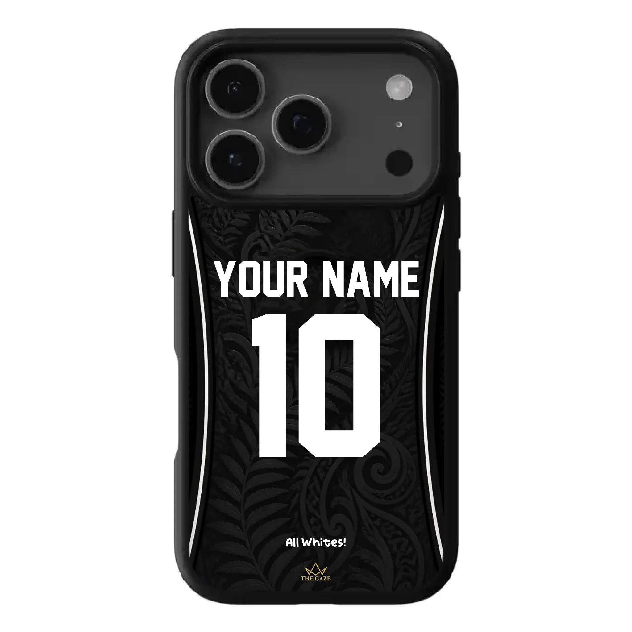 Funda de iPhone camiseta de fútbol Nueva Zelanda