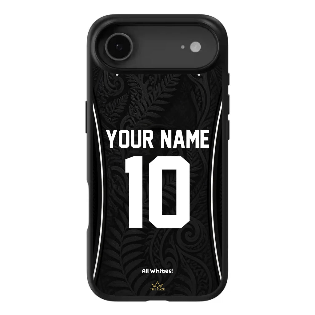 Funda de iPhone camiseta de fútbol Nueva Zelanda