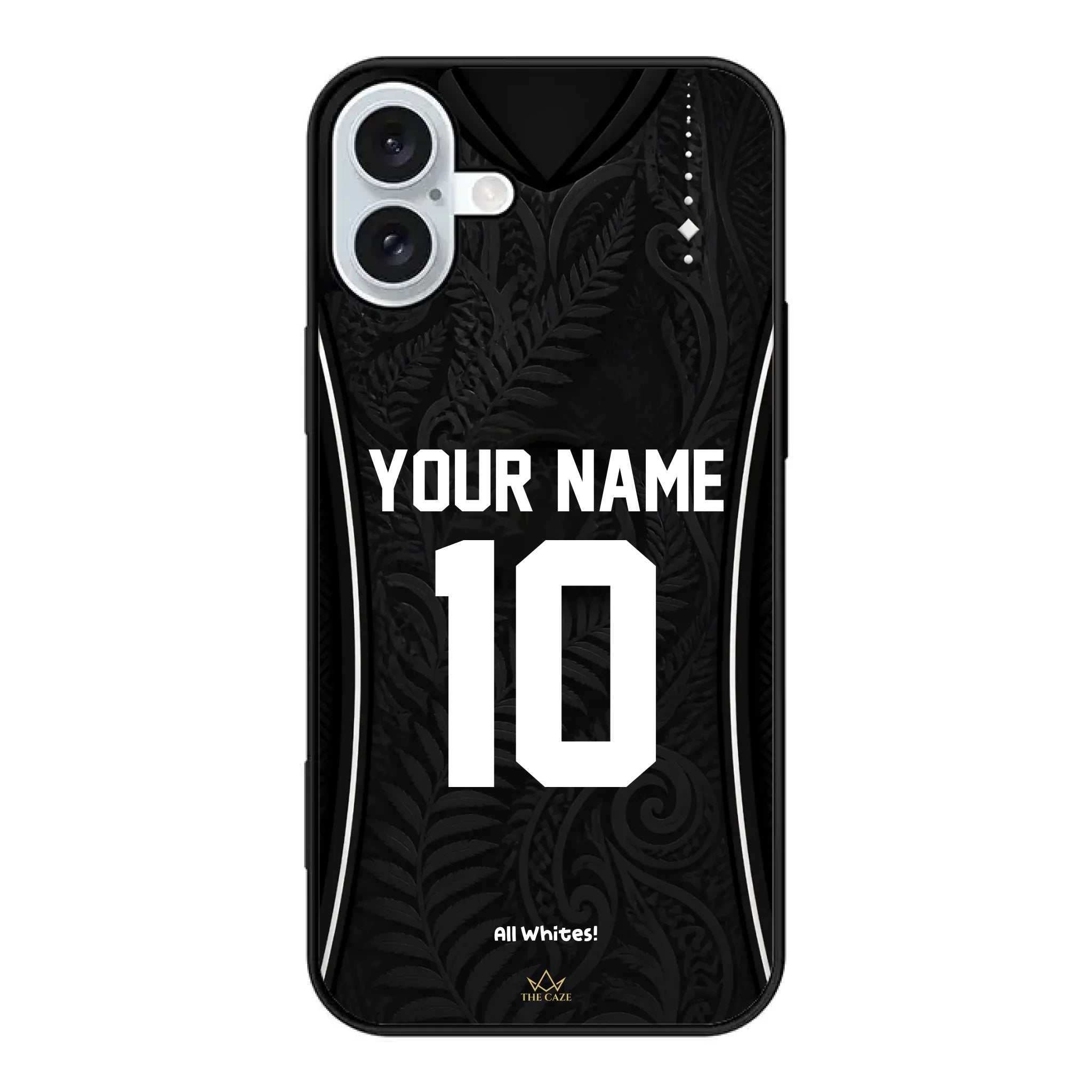 Funda de iPhone camiseta de fútbol Nueva Zelanda