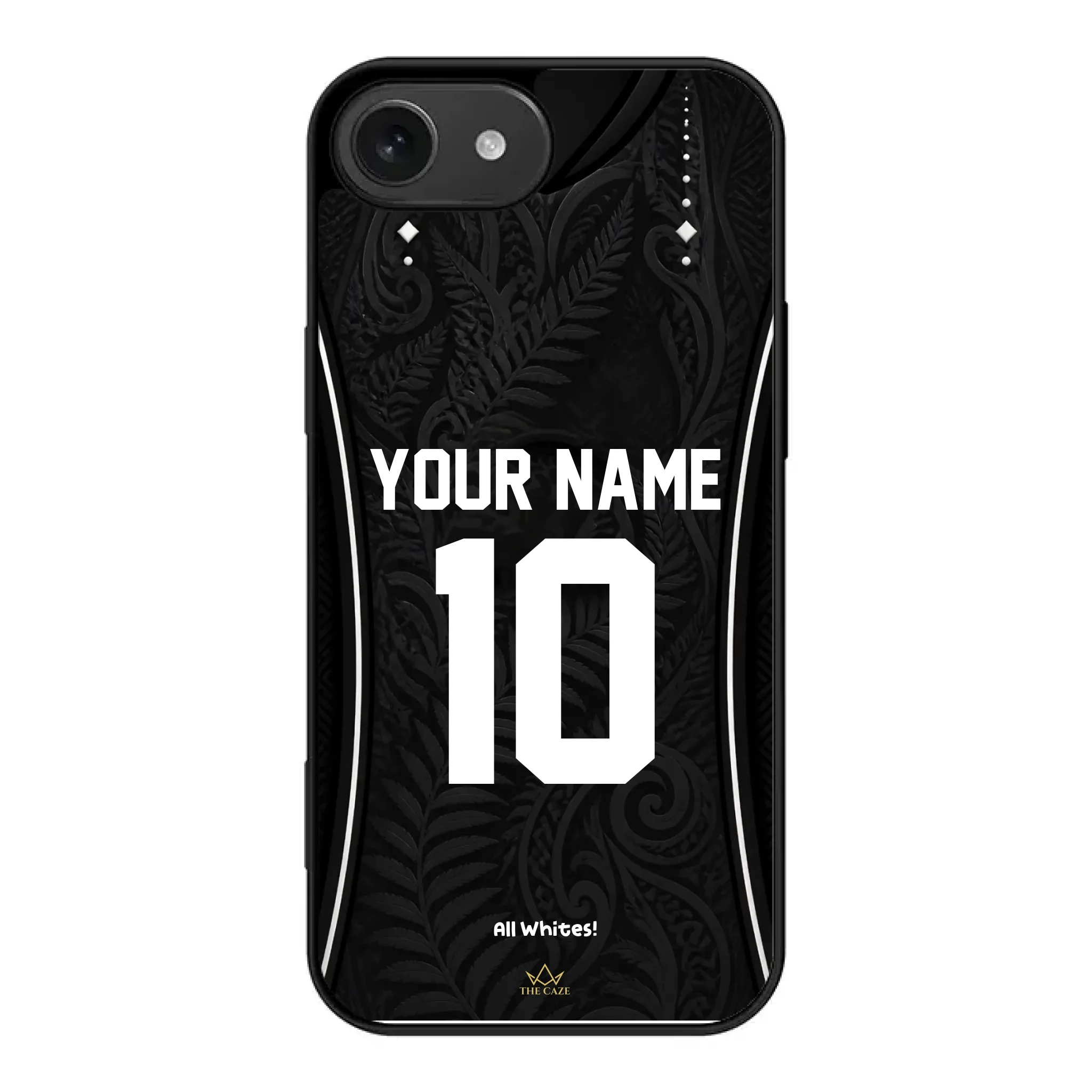 Funda de iPhone camiseta de fútbol Nueva Zelanda