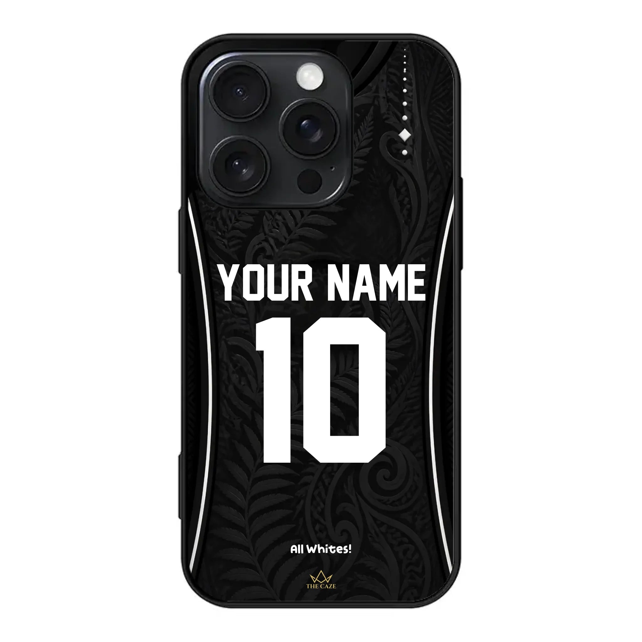 Funda de iPhone camiseta de fútbol Nueva Zelanda