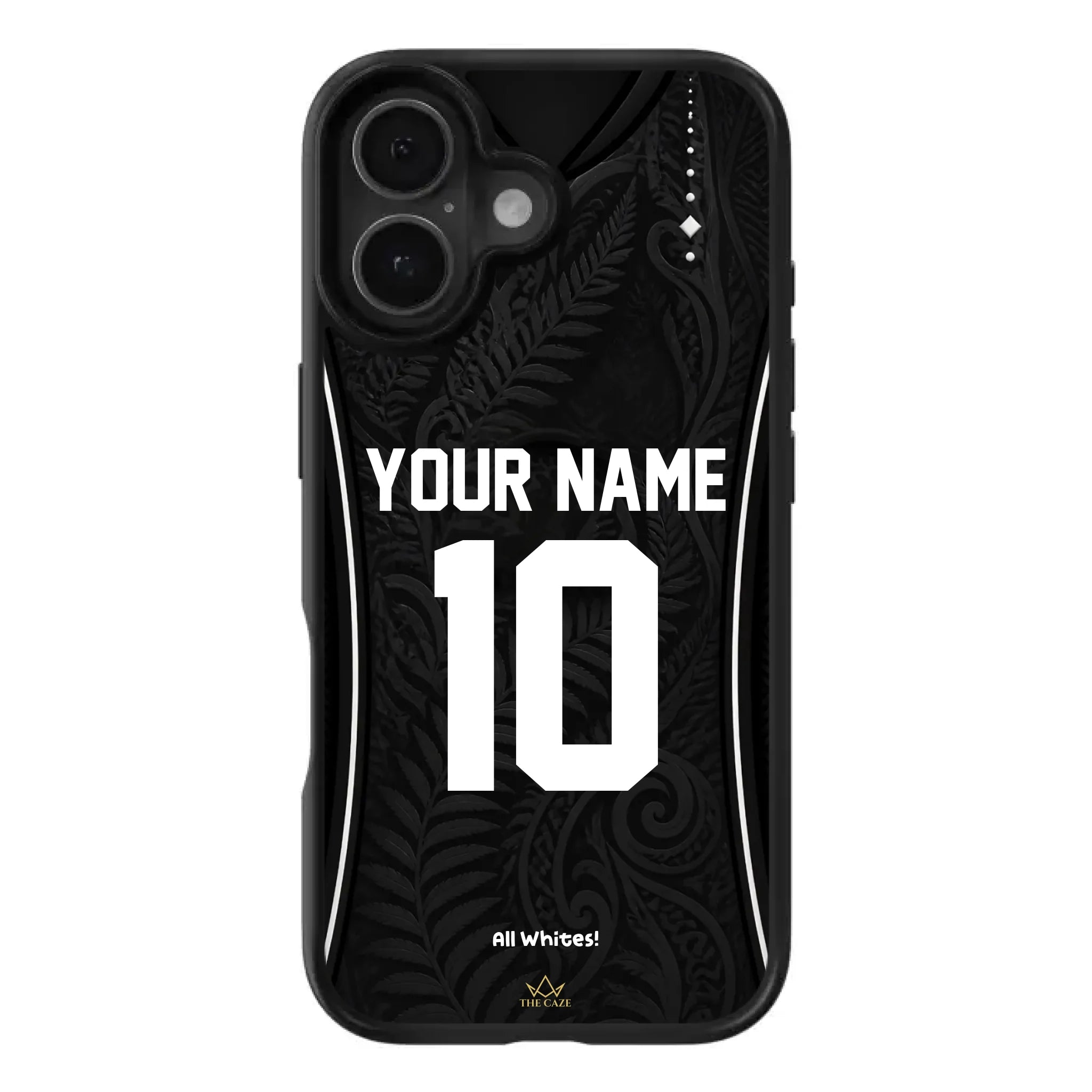 Funda de iPhone camiseta de fútbol Nueva Zelanda